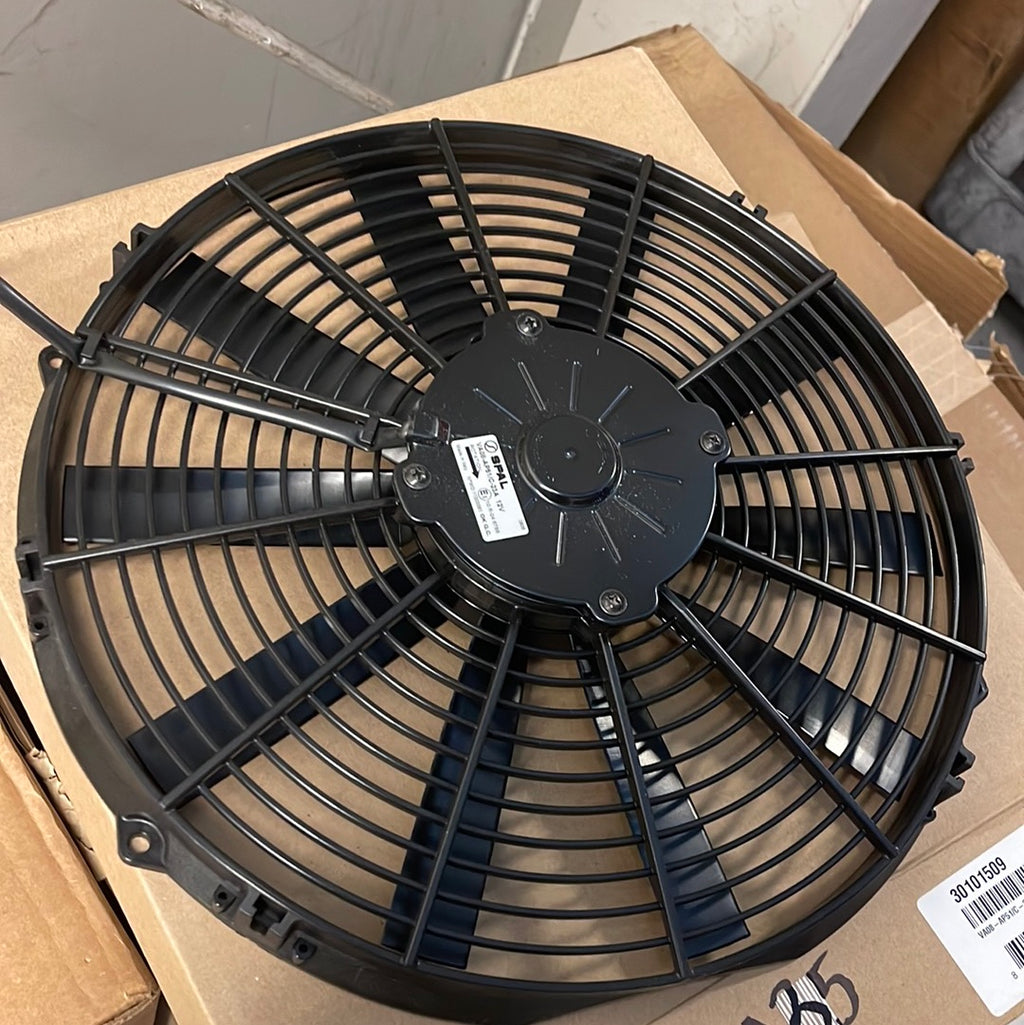 25-14854-S FAN ASSEMBLY 14in 12V MP PULLER STRT BLADE (CALL FOR  AVAILABILITY) SOLD SEPARATE IS MOUNTING EARS PART # 28-00003