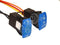 SW-009     BLOWER SWITCH ASSEMBLY (BLUE) RIFLED AIR CONDITIONING - buspartexperts.com