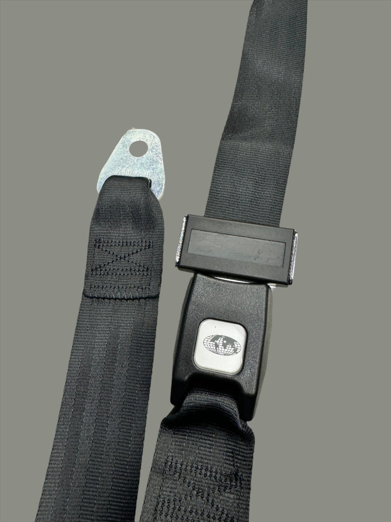 ***florida sales only*** TBB 150555  SEAT BELT BLK 9.75 FIXED BUCKLE PUSH BUT