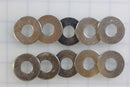 (ETA 3-5 DAYS TO SHIP) 25346-10KS 10 PK / WASHER 1/2 INCH FLAT USS ZINC KIT