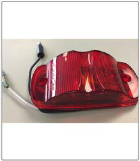 (ETA 4-5 WEEKS TO SHIP) 42-4283 LIGHT, LED, SIDE MARKER LIGHT / M23015R - buspartexperts.com