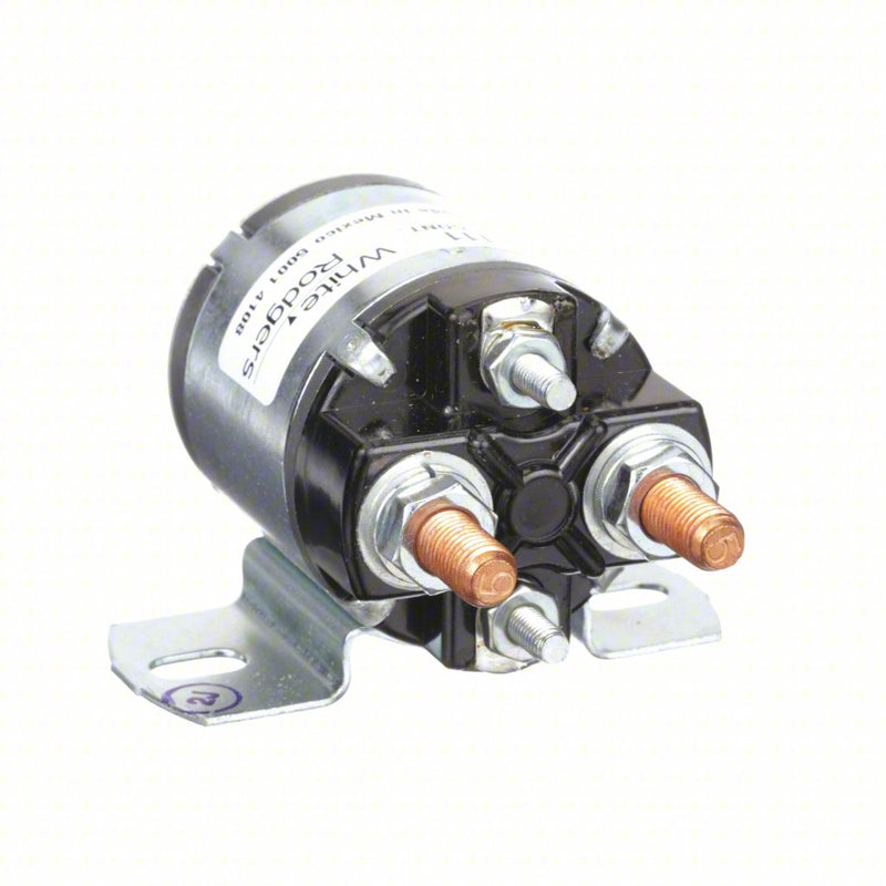 WHR 124 105111 DC Power Solenoid: 150 A Current Rating, 12 V DC Coil Volt, SPST-NO, 4 Terminals, Continuous