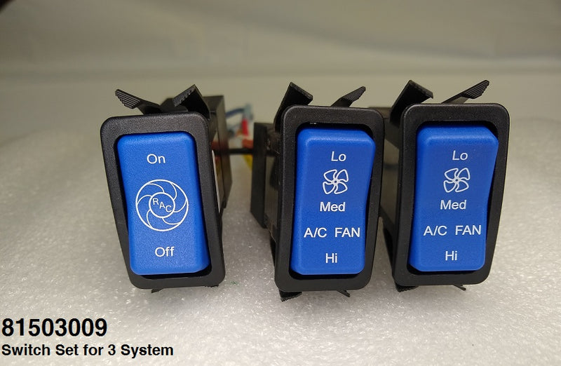 81503009   3 PACK - SYSTEM SWITCHES & HARNESS - RIFLED AIR CONDITIONING