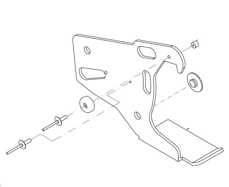 (ETA 3-5 DAYS TO SHIP) 947-3343NKS ASSEMBLY LATCH ROLL STOP REAR