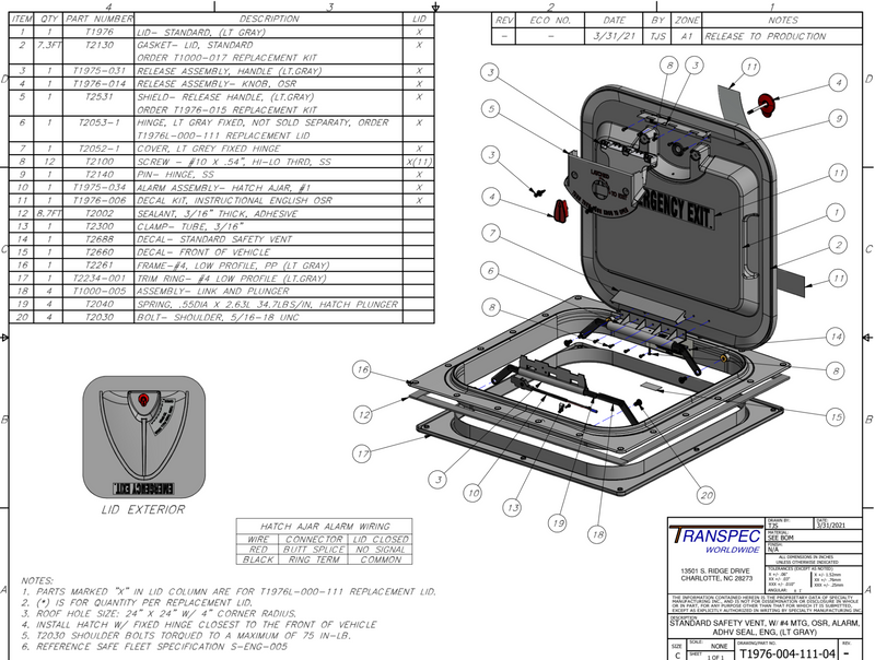 T1976-004-111 SSV II W/OSR, ARM