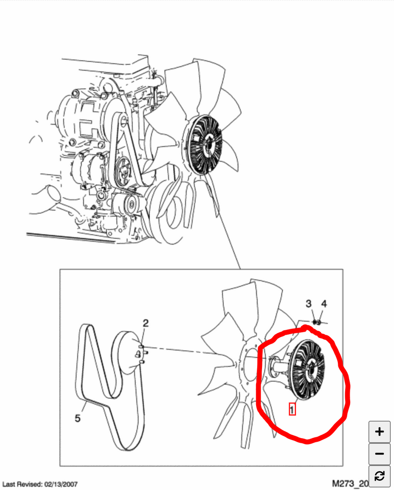 KYS 010022049 FAN DRIVE-BW805,VISC,ISB07