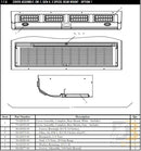 LV-1000 LOUVER 3" X 8" (Number changed from number LV2462-A) - buspartexperts.com