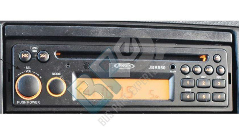 08-009-245 STARTRANS DELUXE AM/FM/CD, 4 SPEAKERS WITH MIC INPUT & CLOCK - buspartexperts.com