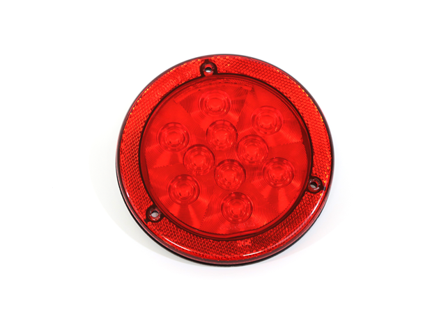 05-08-010-006 LIGHT, RED, REFLECTIVE RING, 4", LED / STL43RBX / 42-6410 - buspartexperts.com