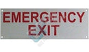 5054 ELKHART DECAL - EMERGENCY EXIT METAL - buspartexperts.com