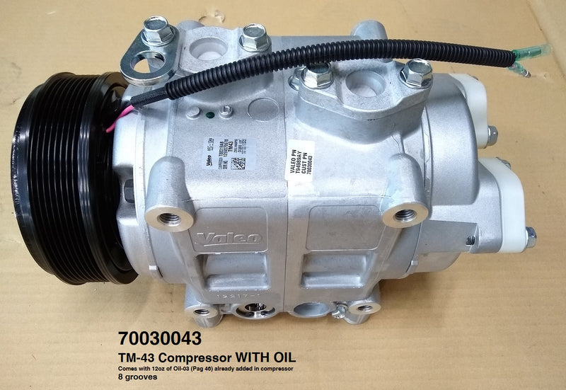 70030043 VALEO TM-43 COMPRESSOR - buspartexperts.com