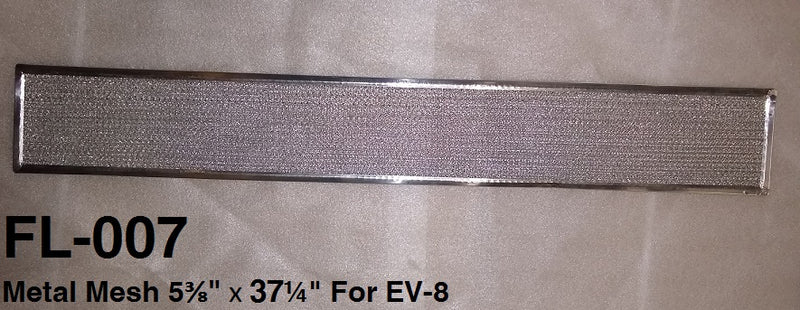(contact for availability) FL-007 EV8 METAL MESH FILTER IN FRAME 5 3/8 x 37 1/4 - buspartexperts.com
