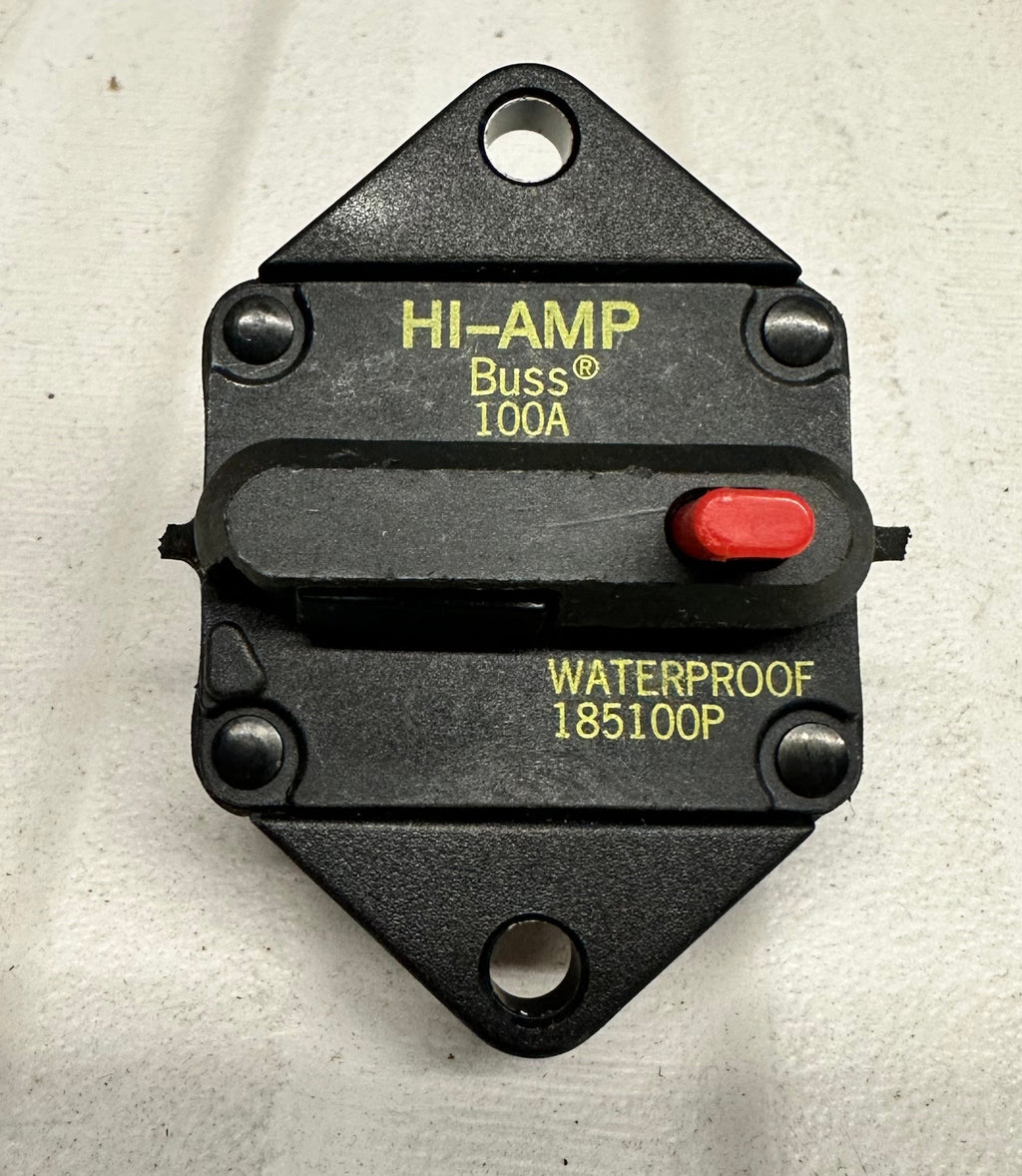 BUS 185100P011 CIRCUIT BREAKER- PANEL MOUNT, 100HI AMP - buspartexperts.com