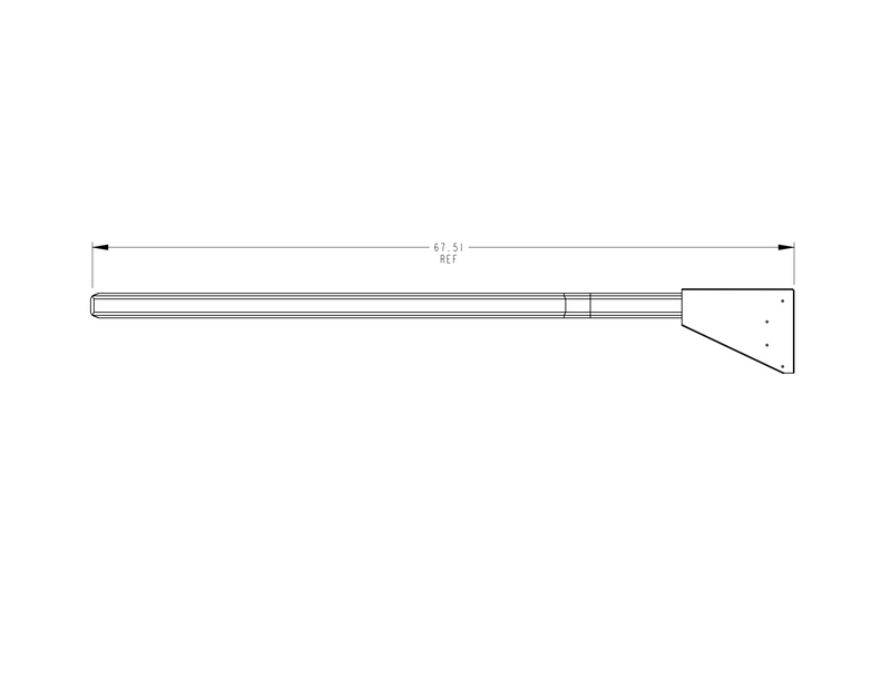 SMA 068152 SP  POLY-ROD, ASSY-X/A, W/BRKT/AIR/F - buspartexperts.com