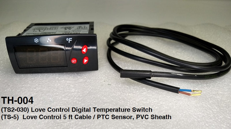 TH-004       A/C LOVE CONTROL RIFLED AIR CONDITIONING CONTROL (DWYER-TS2-030) - buspartexperts.com