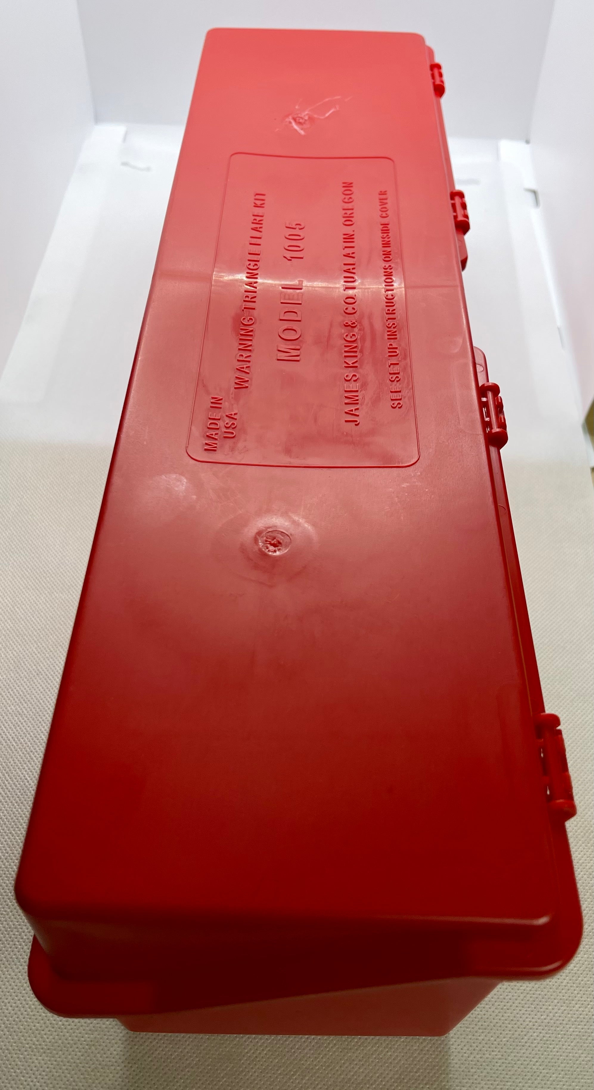Warning Triangle Kit(3) Triangles In Red Box 6 Reflective Warning ...