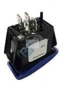 SW-K530     AIR CONDITIONING ON/OFF ROCKER SWITCH-BLUE - RIFLED AIR CONDITIONING - buspartexperts.com